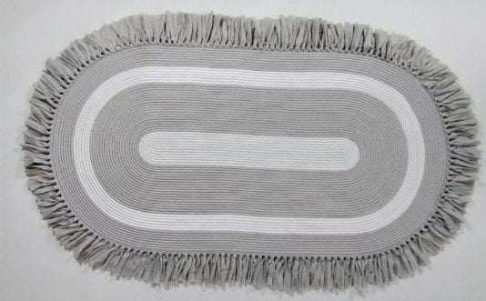 Jüt Halı Doğal El Yapımı Oval Model:420