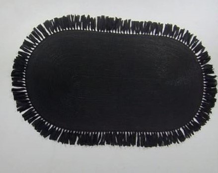 Jüt Halı Doğal El Yapımı Oval Model:201 120X180