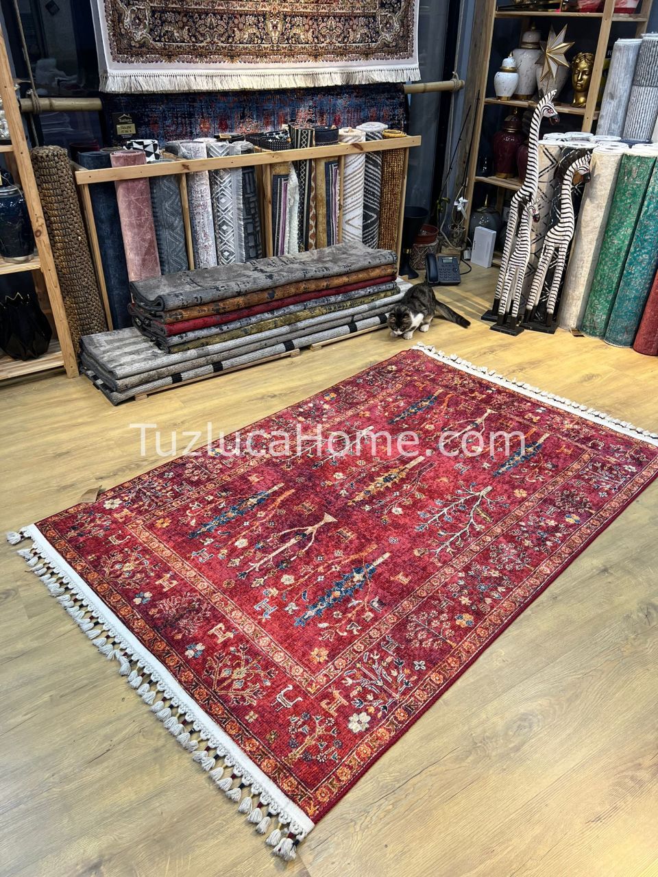 Tuzluca Home Yıkanabilir Dokuma Taban Kilim 0032