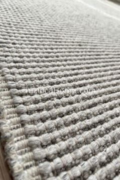 Tuzluca Home Butik 4 Tarafı Kendinden Saçaklı Makine Halısı Özel Ölçülü GRİ