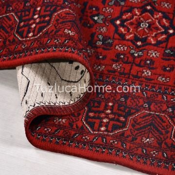 Afgan Klasik Tarz Çamaşır Makinasında Yıkanan Dokuma Kilim 01