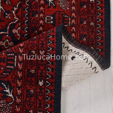 Afgan Klasik Tarz Çamaşır Makinasında Yıkanan Dokuma Kilim 02
