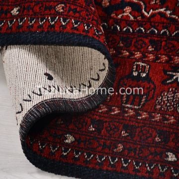 Afgan Klasik Tarz Çamaşır Makinasında Yıkanan Dokuma Kilim 02