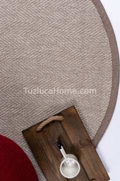 Doğal Jüt İplik Sisal Halı Özel Ölçü 03-201