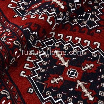 Afgan Klasik Tarz Çamaşır Makinasında Yıkanan Dokuma Kilim 04