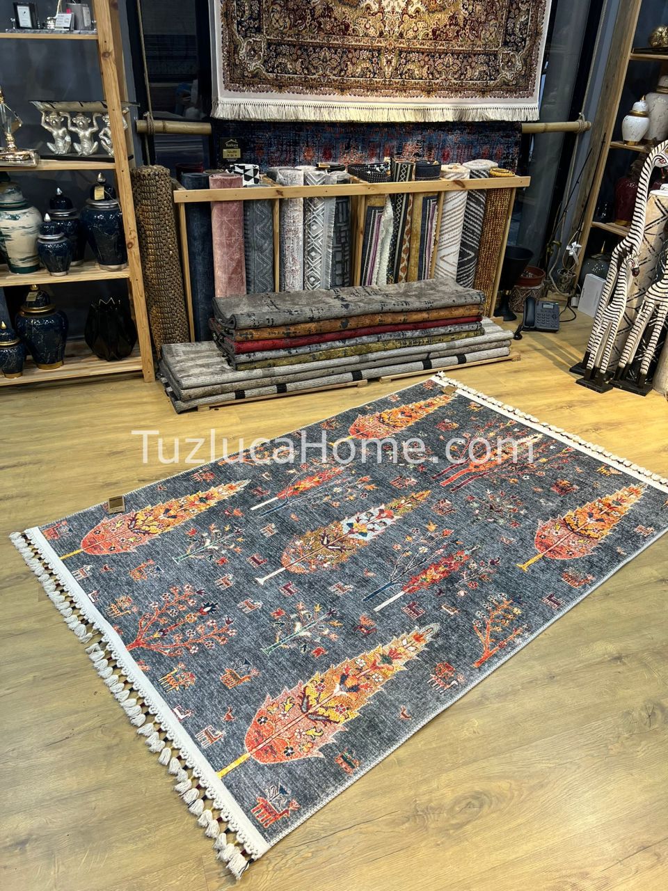 Tuzluca Home Yıkanabilir Dokuma Taban Kilim 0047