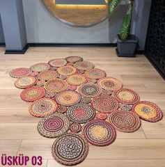 Jüt Halı Doğal El Yapımı Model:405 120X180