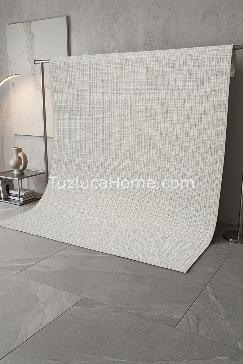 Tuzluca Home Sisal Halı Özel Ölçü Krem Bej