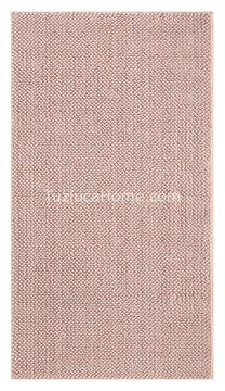 Zenith Çamaşır Makinasında Yıkanabilir Özel Ölçülü Bukle Dokuma Kaymaz Taban Halı Pembe