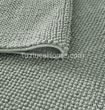 Zenith Çamaşır Makinasında Yıkanabilir Özel Ölçülü Bukle Dokuma Kaymaz Taban Halı Mint