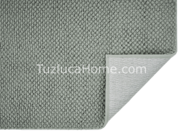 Zenith Çamaşır Makinasında Yıkanabilir Özel Ölçülü Bukle Dokuma Kaymaz Taban Halı Mint