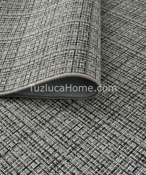 Tuzluca Home Sisal Halı Özel Ölçü Gri Antrasit