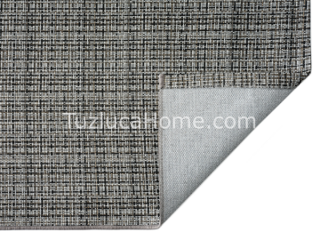 Tuzluca Home Sisal Halı Özel Ölçü Gri Antrasit