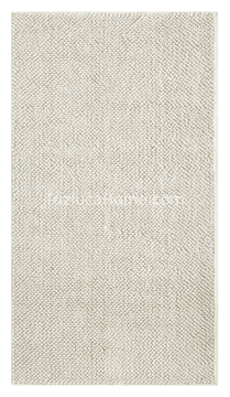 Zenith Çamaşır Makinasında Yıkanabilir Özel Ölçülü Bukle Dokuma Kaymaz Taban Halı Ekru