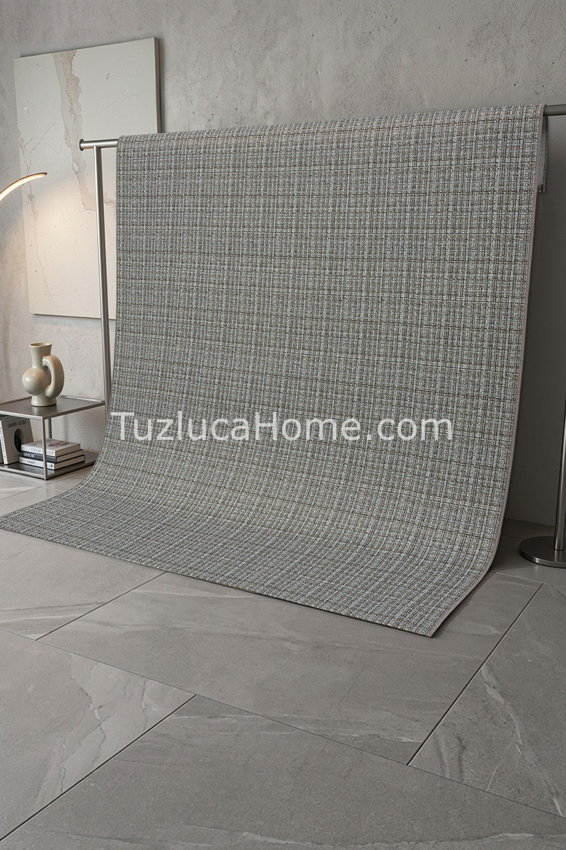 Tuzluca Home Sisal Halı Özel Ölçü Aqua Kahve