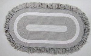 Jüt Halı Doğal El Yapımı Oval Model:420 100X200