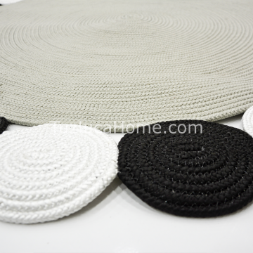 Jüt Halı Doğal El Yapımı Oval Model:428