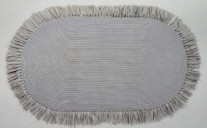 Jüt Halı Doğal El Yapımı Oval Model:218 100X200
