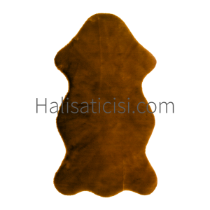 Bulut Tavşan Post, Peluş Halı  Kahve 100x150