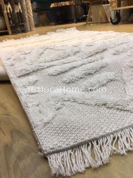 Tuzluca Home İskandinav Tarzı Pamuk Dokuma Halı