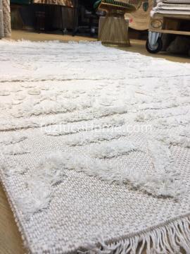 Tuzluca Home İskandinav Tarzı Pamuk Dokuma Halı