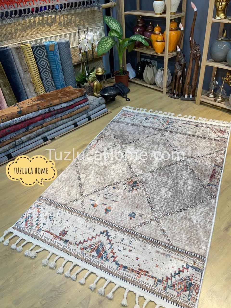 Tuzluca Home Yıkanabilir Dokuma Taban Kilim 0006